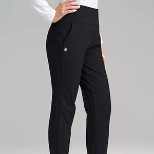 G Gradual Women's Fleece Thermal Lined Joggers - High Waisted & Water Resistant